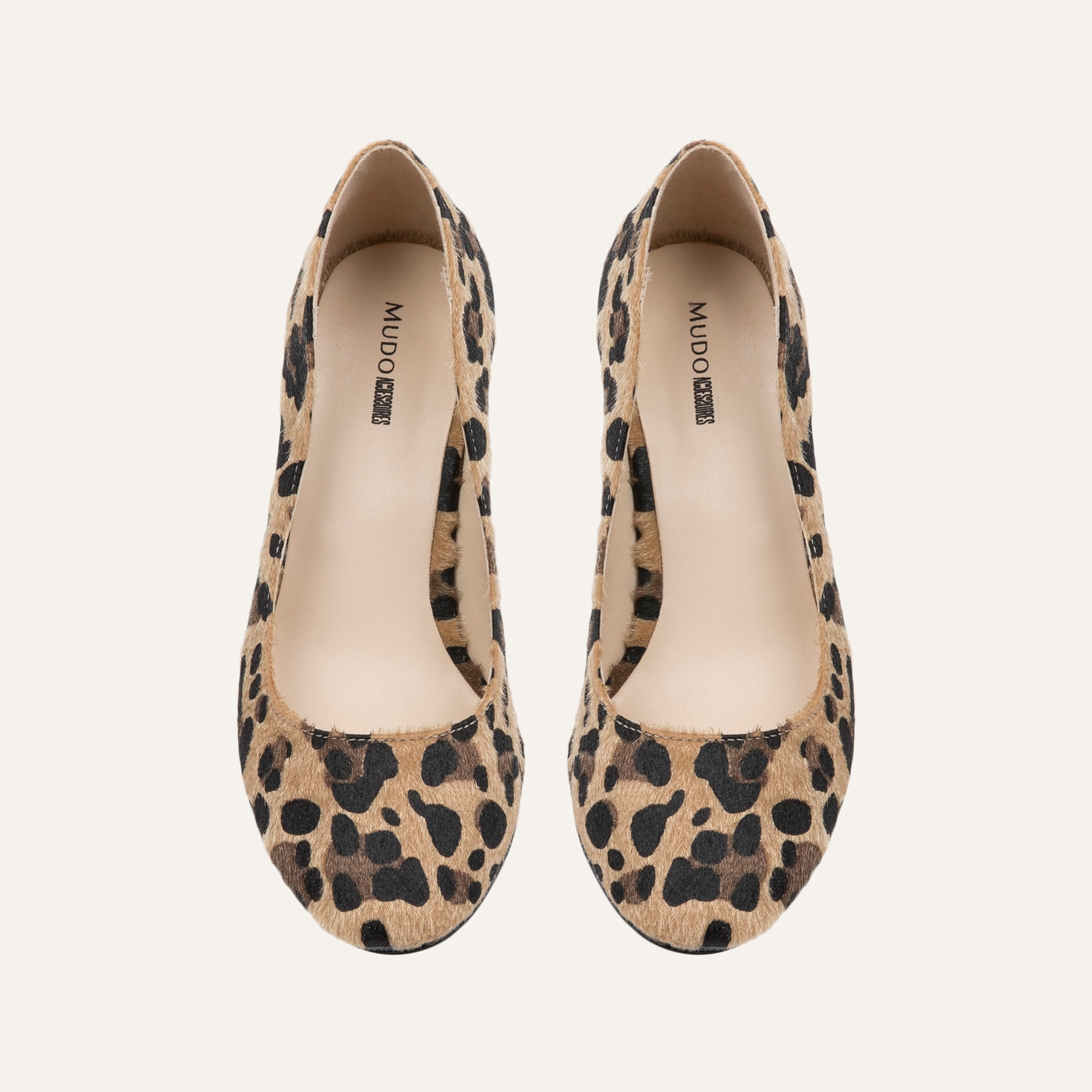 LEOPAR DESENLİ TOPUKLU AYAKKABI