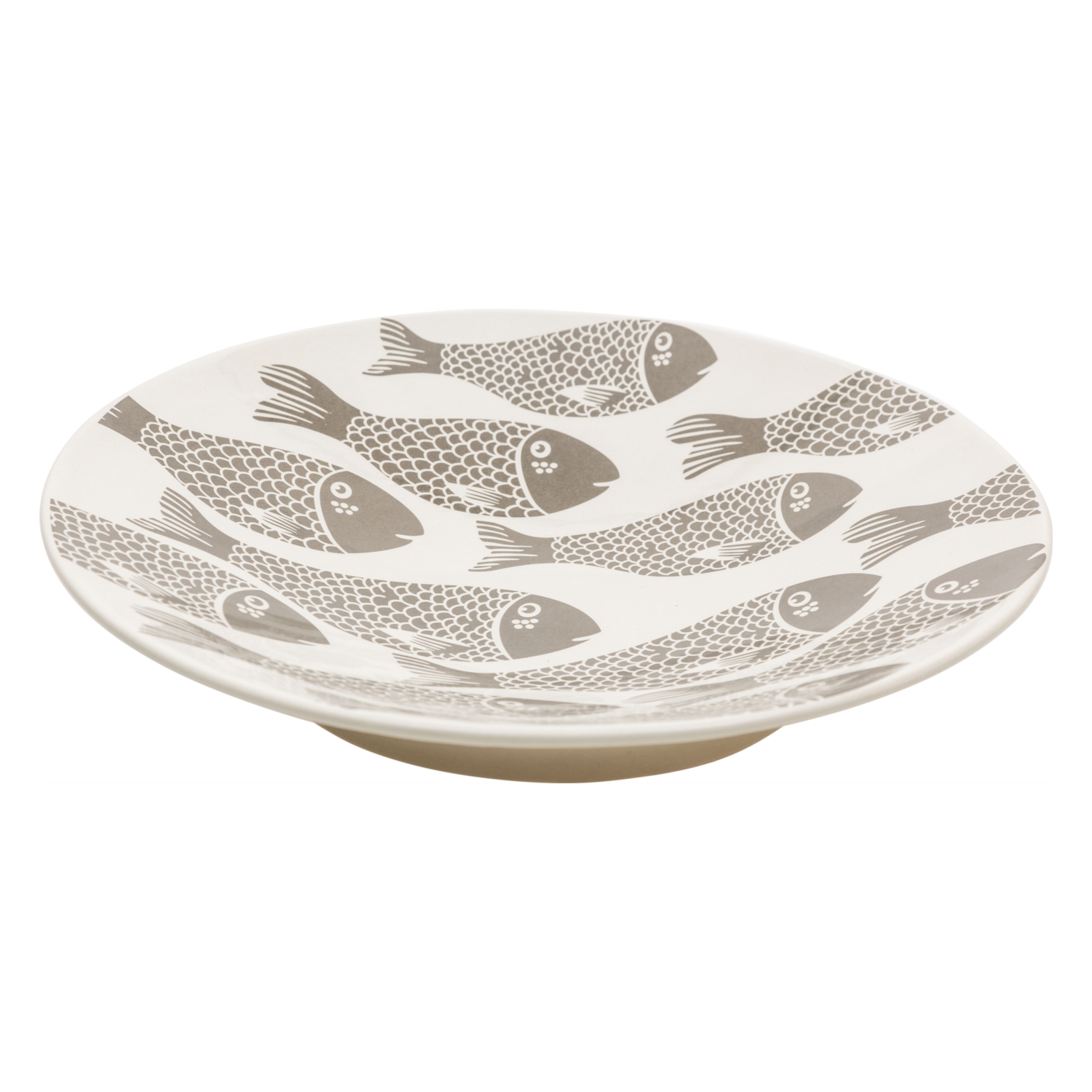 PERCH DEKORATİF KASE 40CM GÜMÜŞ