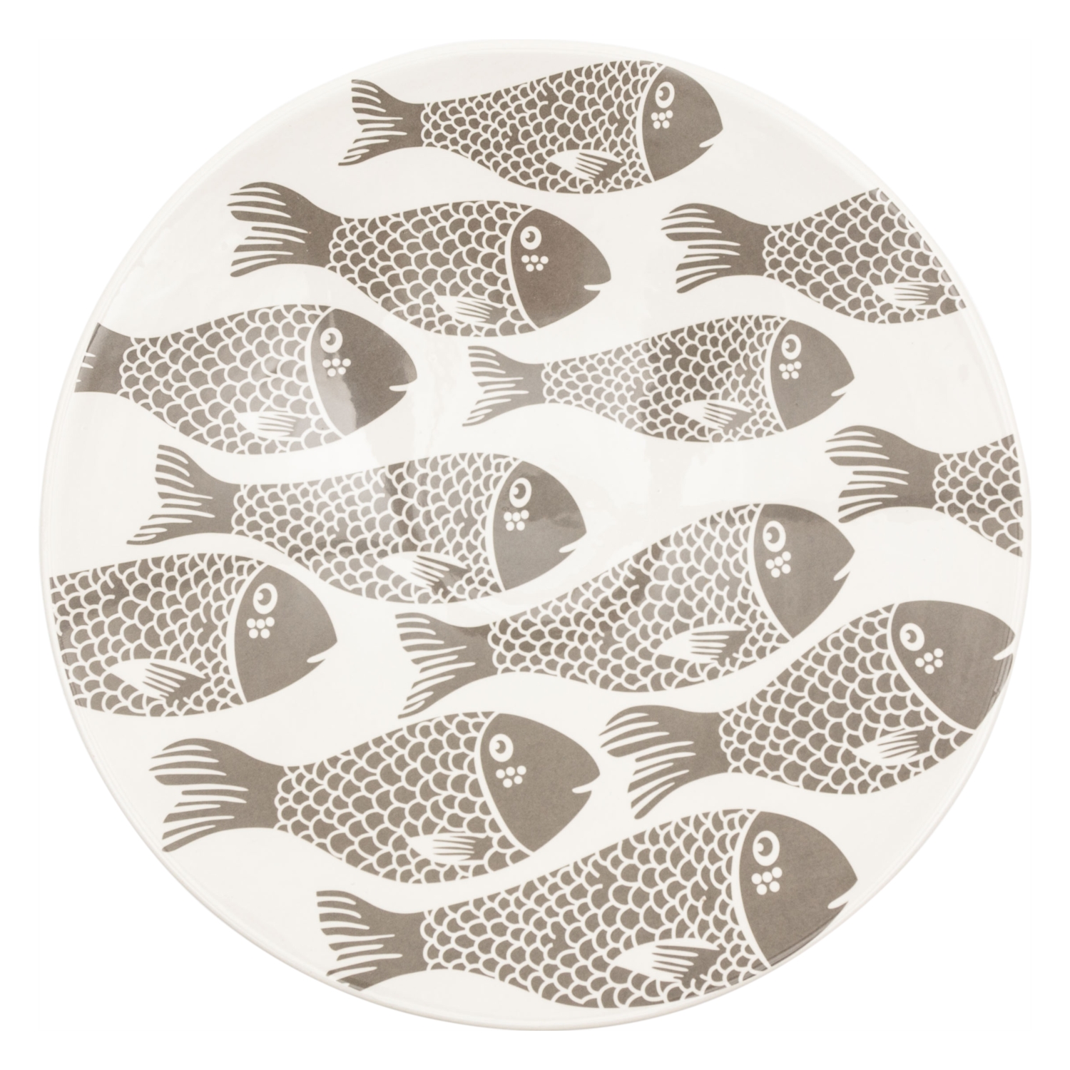 PERCH DEKORATİF KASE 40CM GÜMÜŞ