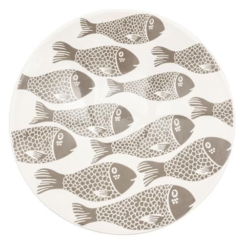  PERCH DEKORATİF KASE 40CM GÜMÜŞ