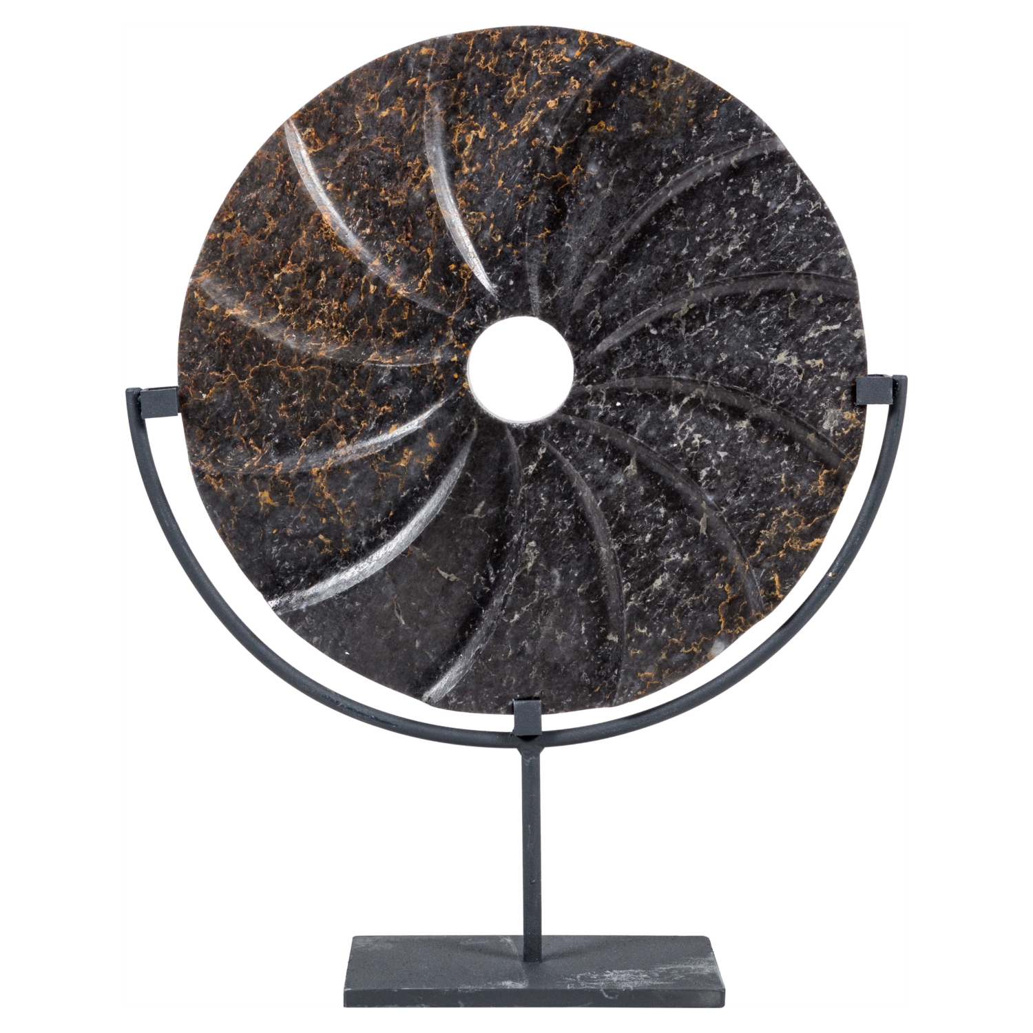 WINDMILL SİYAH  MERMER BİBLO 30 CM