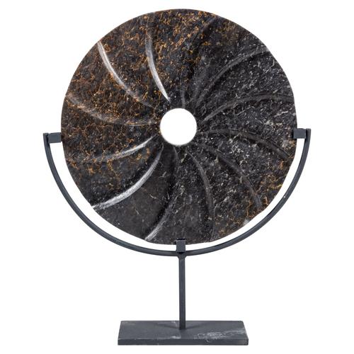  WINDMILL SİYAH  MERMER BİBLO 30 CM