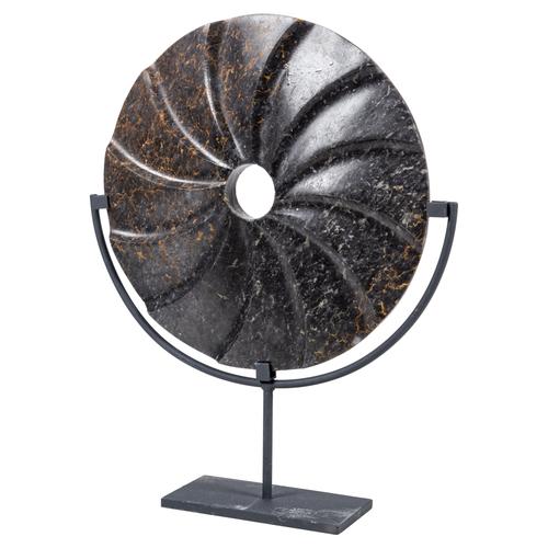  WINDMILL SİYAH  MERMER BİBLO 30 CM