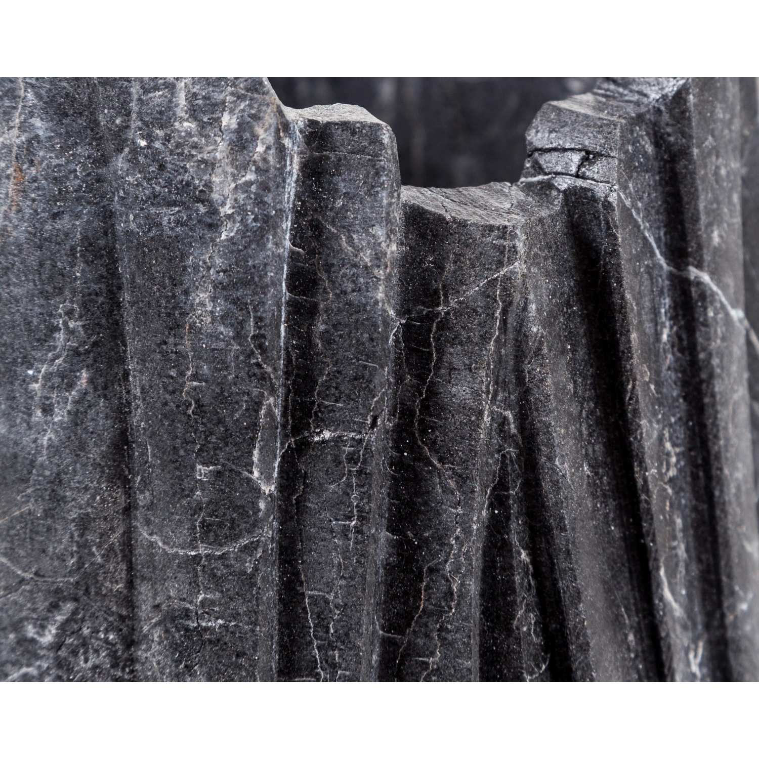 BAROK VAZO SİYAH 24 CM