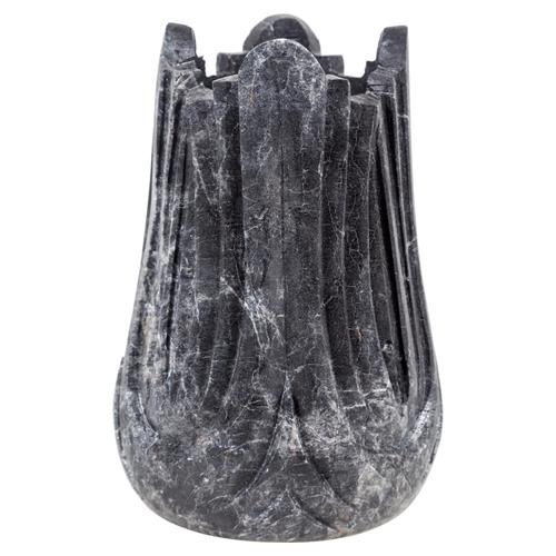  BAROK VAZO SİYAH 24 CM