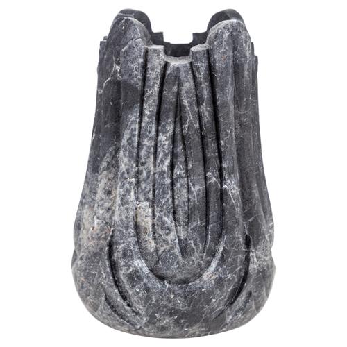  BAROK VAZO SİYAH 24 CM