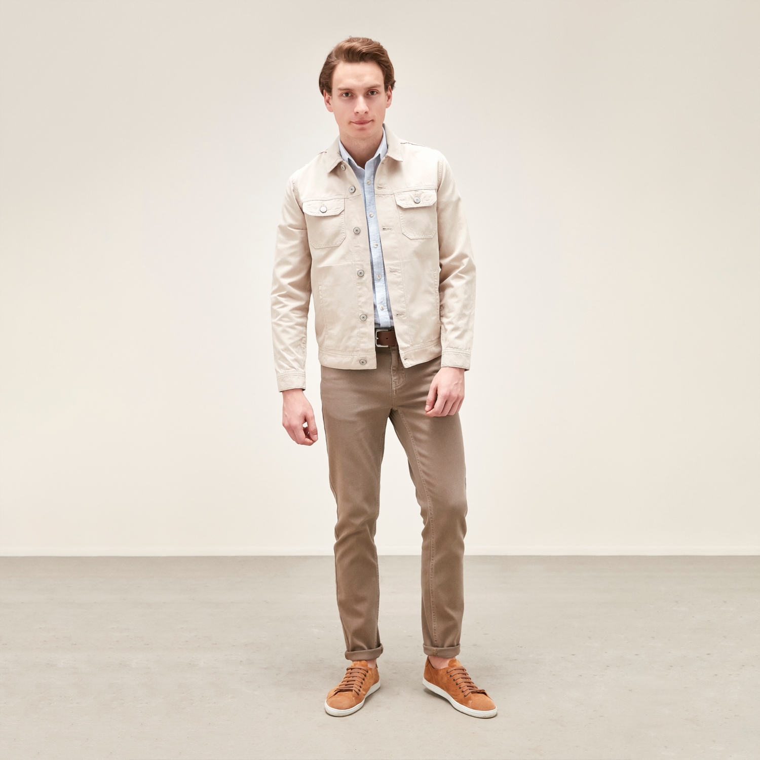 CEP DETAYLI TRUCKER CEKET