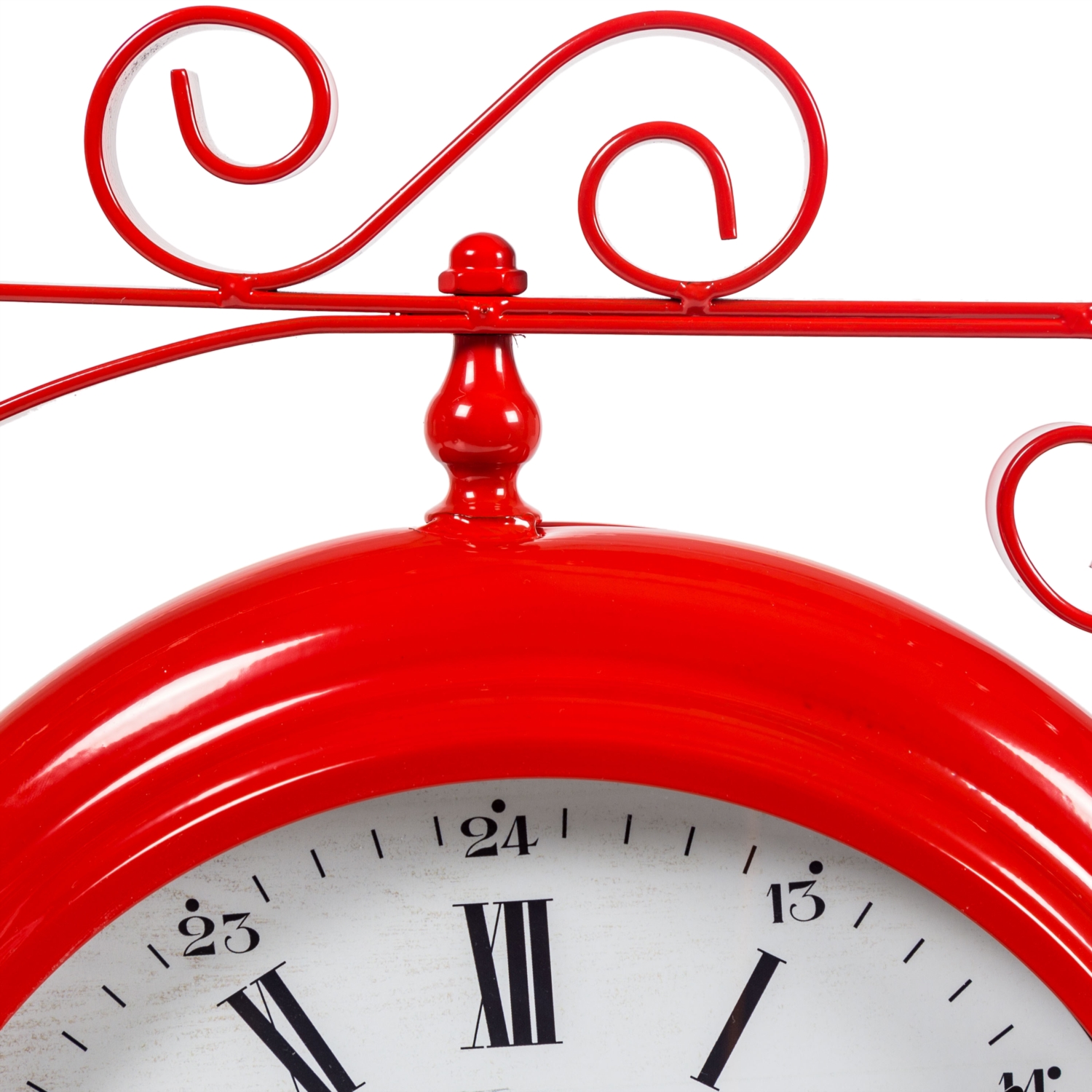 KIRMIZI İSTASYON SAATİ 41X10X41