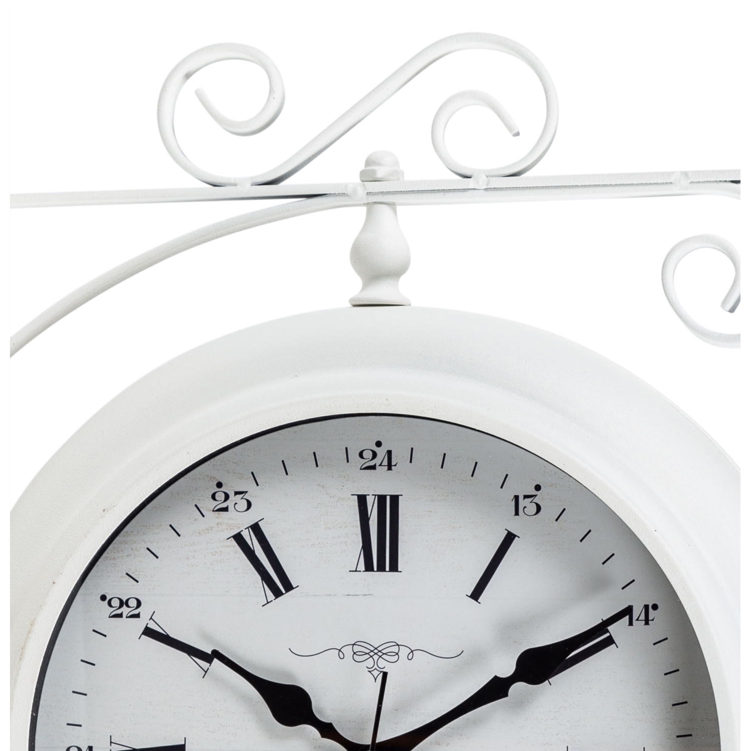 MAT BEYAZ  İSTASYON SAATİ 41X10X41