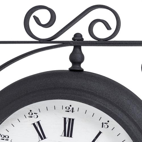  MAT SİYAH İSTASYON SAATİ 41X10X41