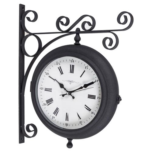  MAT SİYAH İSTASYON SAATİ 41X10X41