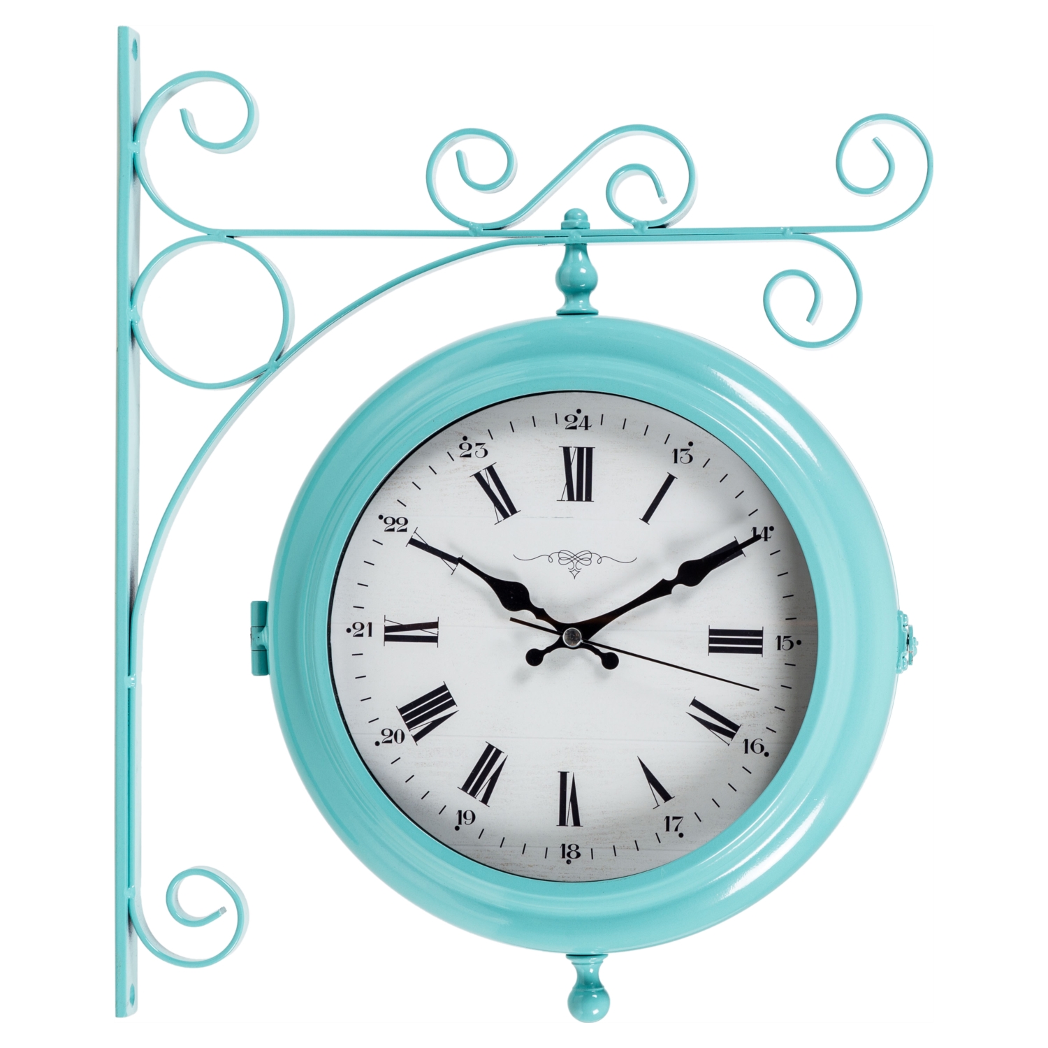 TURKUAZ İSTASYON SAATİ 41X10X41