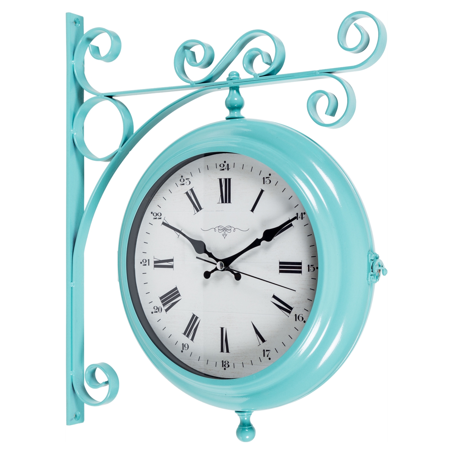 TURKUAZ İSTASYON SAATİ 41X10X41