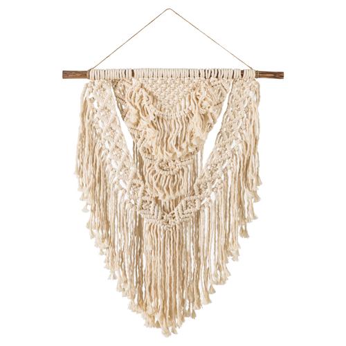  SAMARA MAKROME DUVAR DEKORU KREM 50X80CM