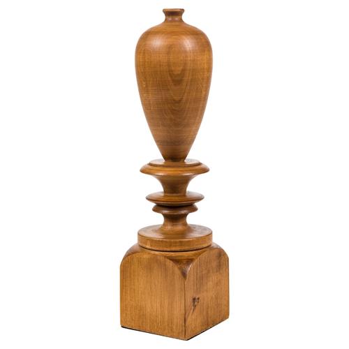  TULLY AHŞAP VAZO NATUREL 35 CM