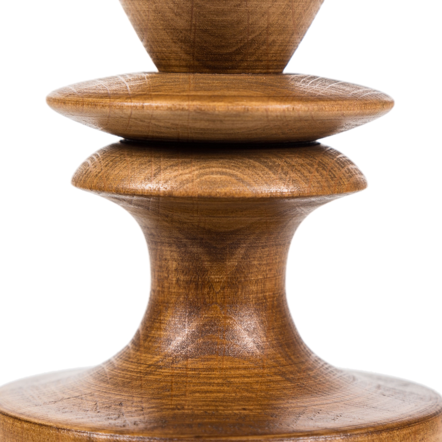 TULLY AHŞAP VAZO NATUREL 30 CM