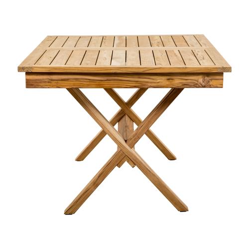  MASUN TİK AĞACI AÇILIR MASA 100X150/200