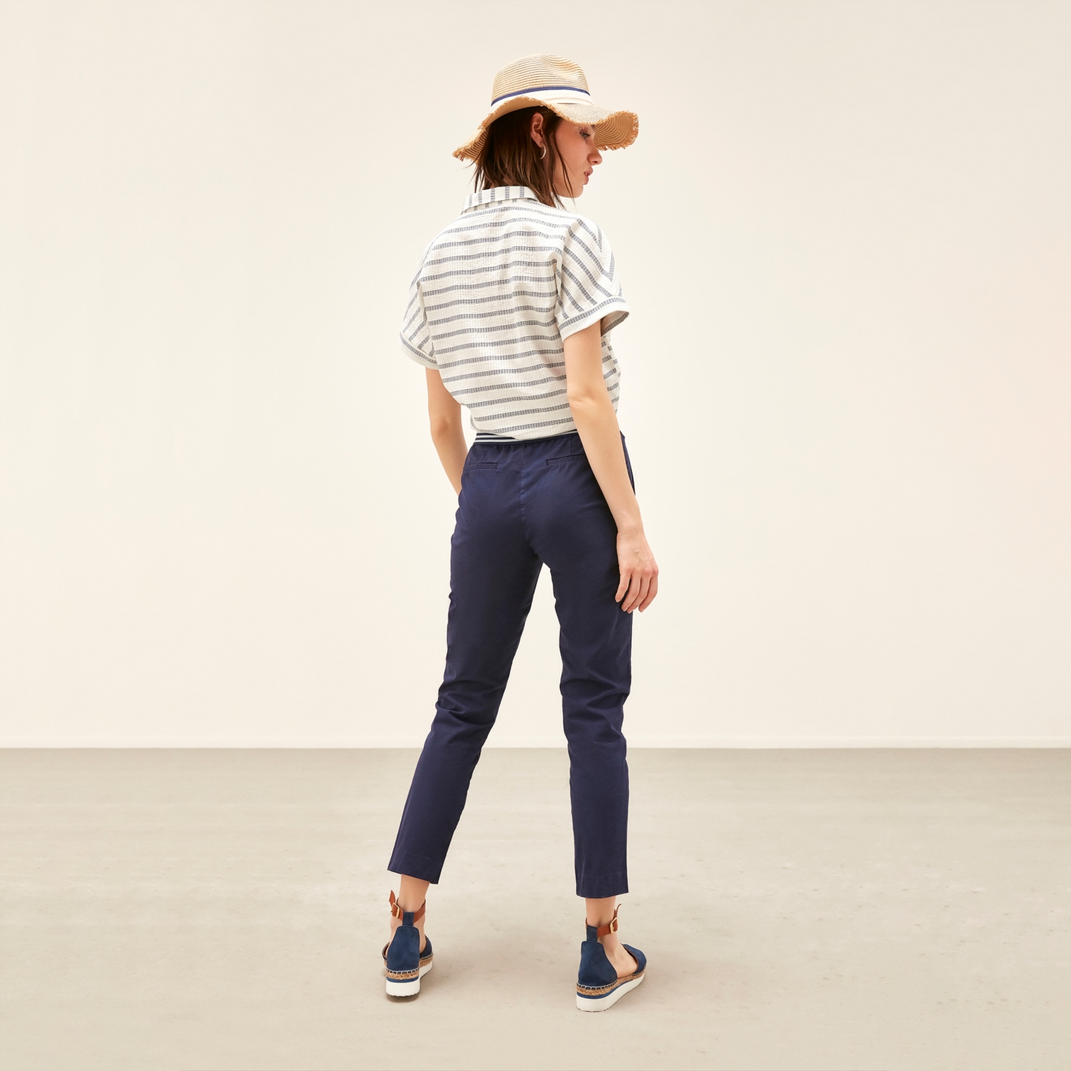 ÇİZGİ DETAYLI REGULAR CASUAL PAMUKLU GÖMLEK