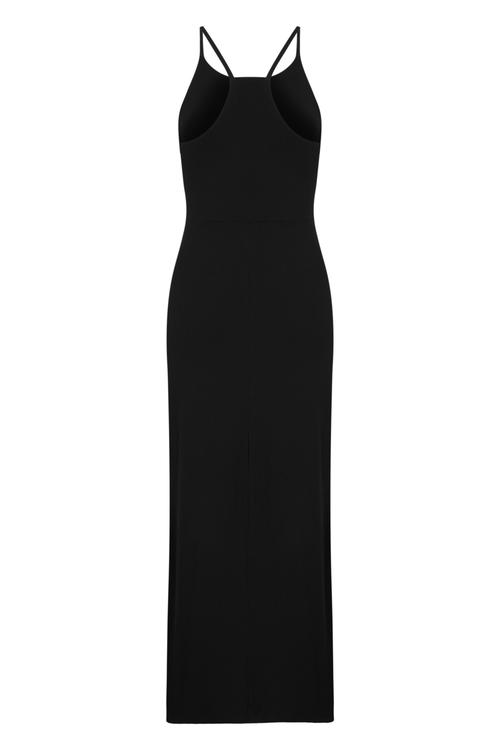  ASKI DETAYLI MAXİ BOY ELBİSE