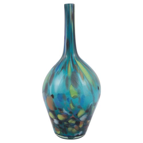  LUCCA VAZO 30X13X13CM TURKUAZ