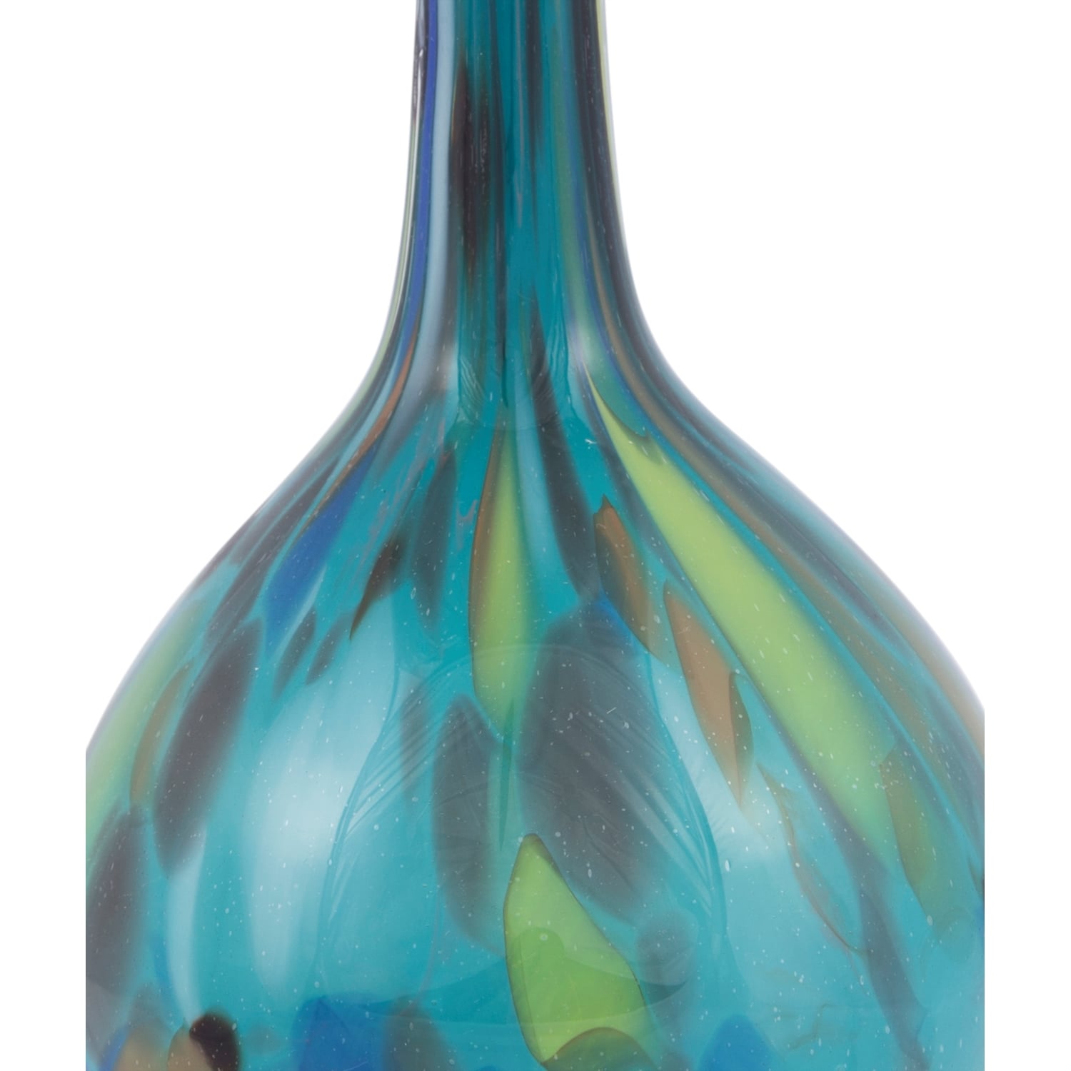 LUCCA VAZO 30X13X13CM TURKUAZ