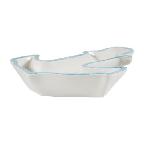  SAMOS ÇAPA SERVİS TABAĞI TURKUAZ 19X15 CM