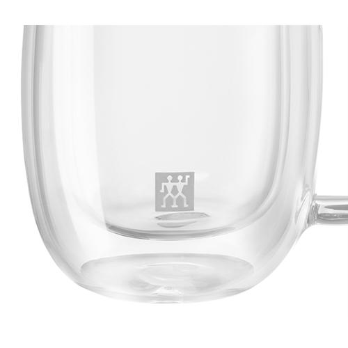 ZWILLING ÇİFT CAMLI KULPLU 2'Lİ ESPRESSO BARDAK SETİ - 80 ML