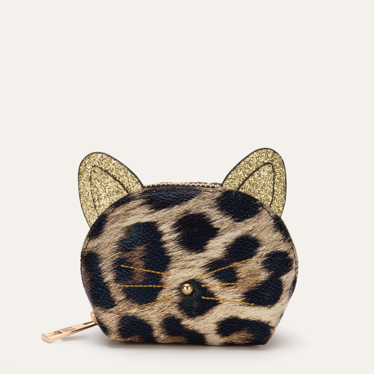 SİM DETAYLI LEOPAR DESENLİ CÜZDAN