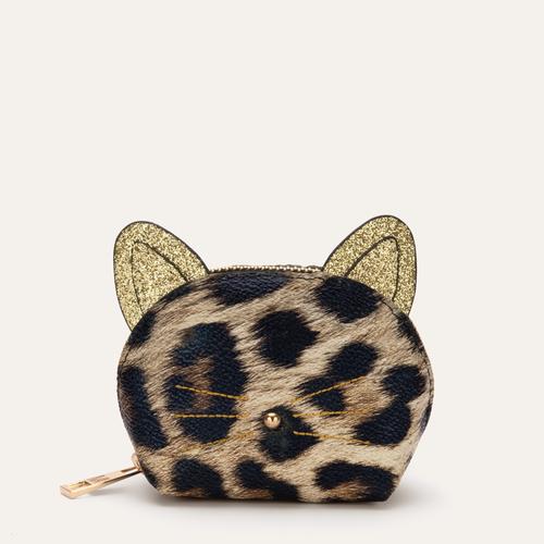  SİM DETAYLI LEOPAR DESENLİ CÜZDAN