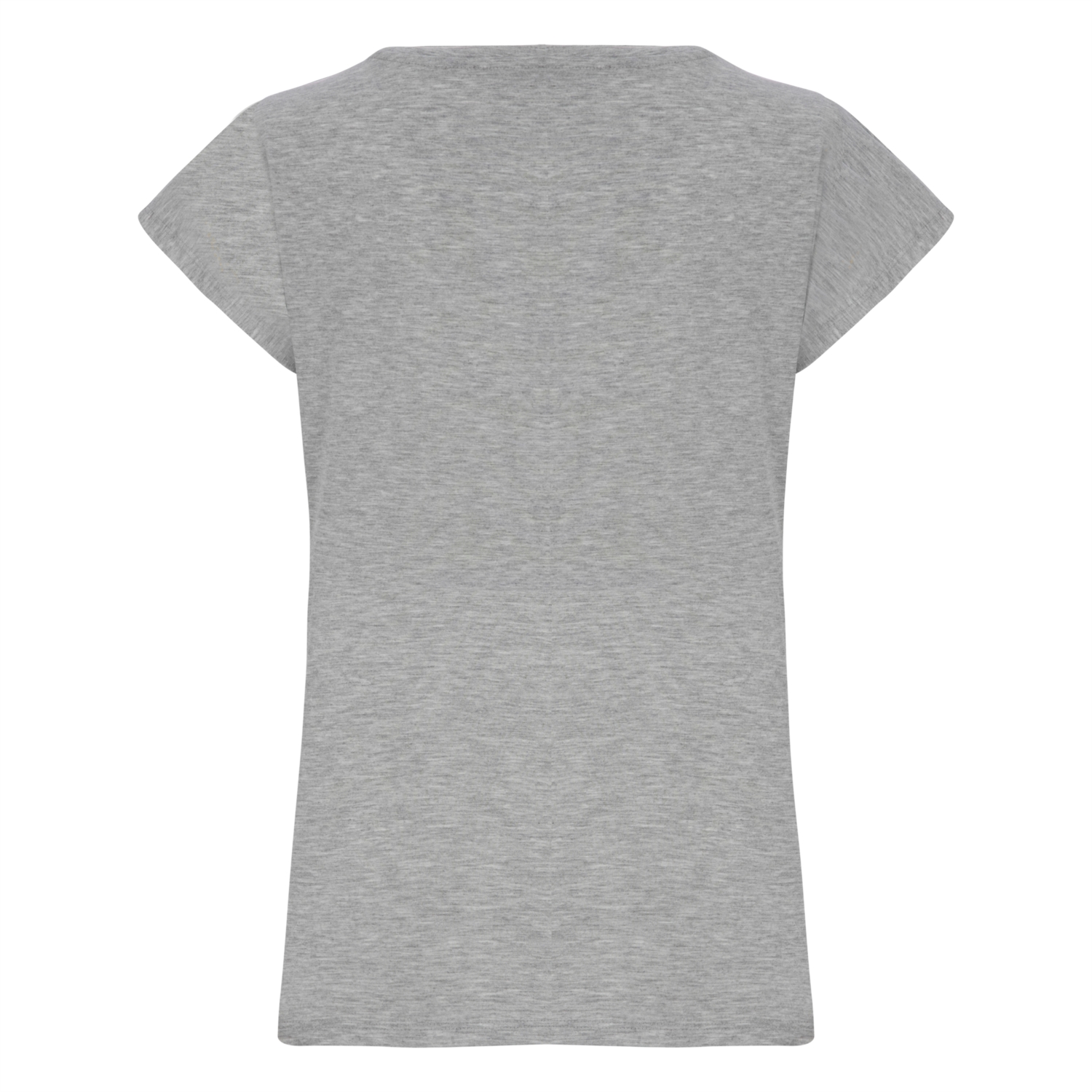 ÇİÇEK DESENLİ BİSİKLET YAKA T-SHIRT