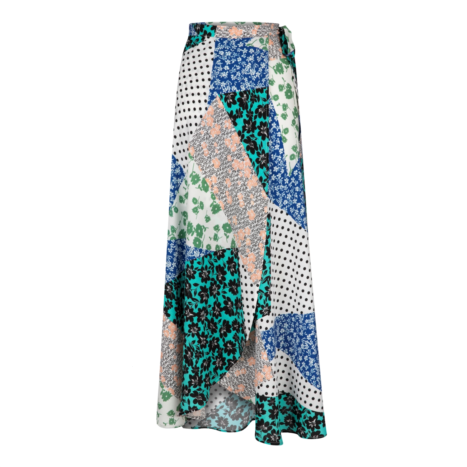 BASKILI MAXI BOY KLOŞ ETEK