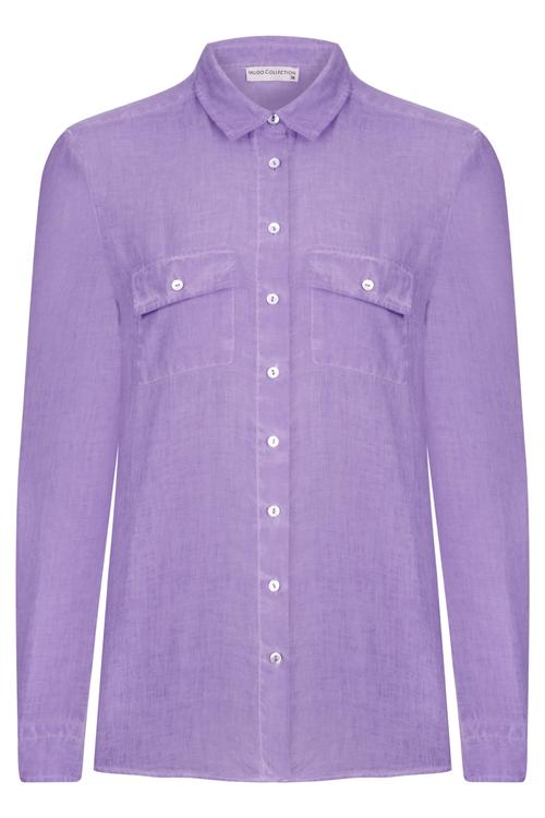  CEP DETAYLI REGULAR KETEN GÖMLEK