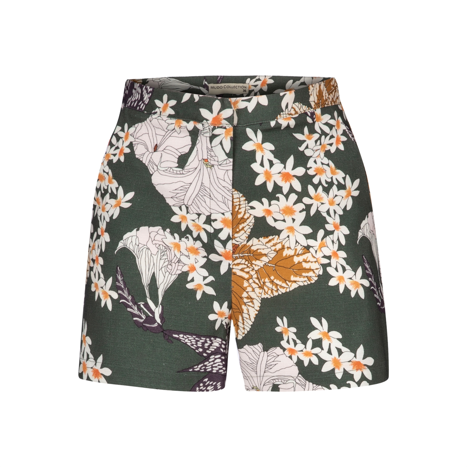 ÇİÇEK DESENLİ KISA ŞORT