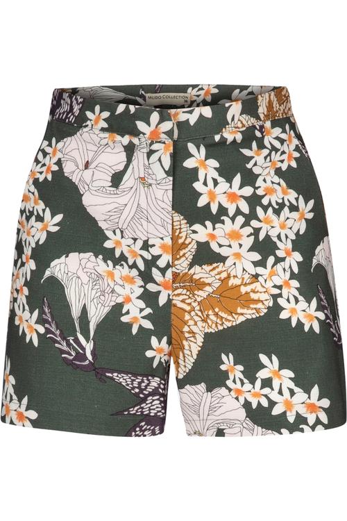  ÇİÇEK DESENLİ KISA ŞORT