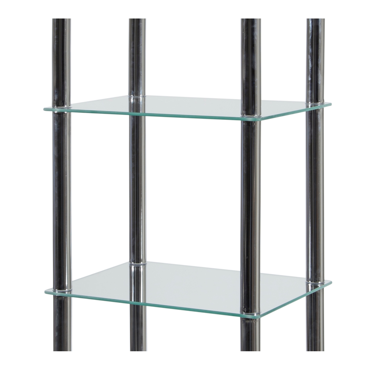 4 KATLI AYAKLI CAM RAF 108*40*30 CM