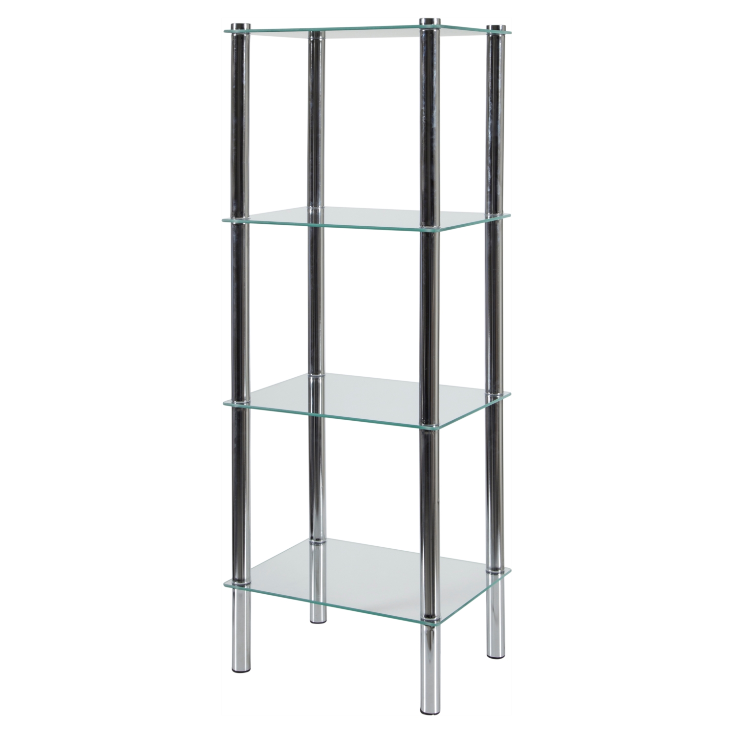 4 KATLI AYAKLI CAM RAF 108*40*30 CM