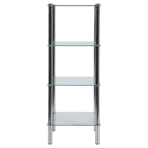  4 KATLI AYAKLI CAM RAF 108*40*30 CM