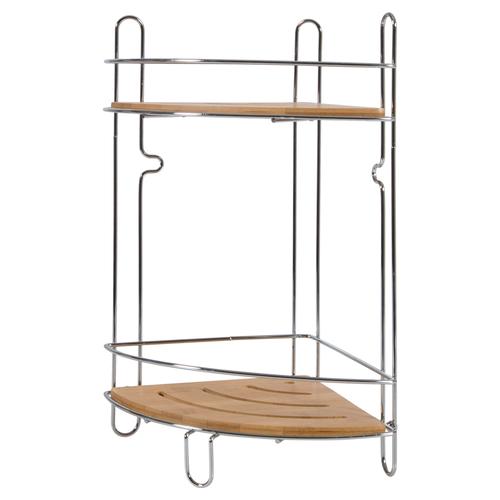  BAMBU 2 KATLI KÖŞE RAFI 19,5x19,5x36,5 CM