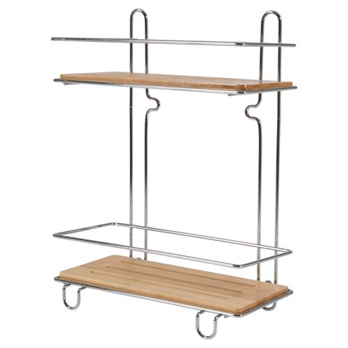  KROM-AHŞAP 2 KATLI RAF 26,5x11x32 CM