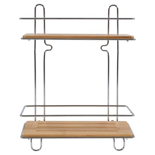  KROM-AHŞAP 2 KATLI RAF 26,5x11x32 CM