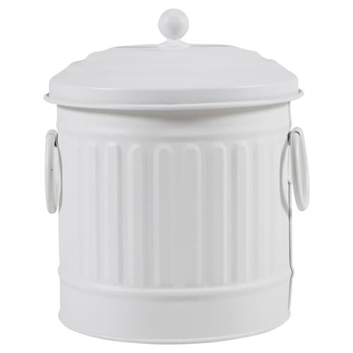  MİNİ ÇÖP  KOVASI MAT BEYAZ 3,5 LT V2