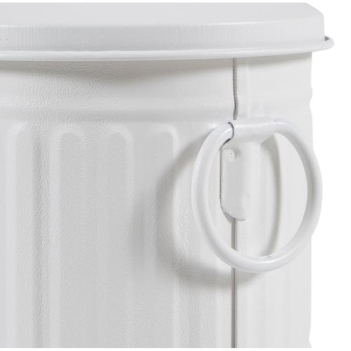  MİNİ ÇÖP  KOVASI MAT BEYAZ 3,5 LT V2