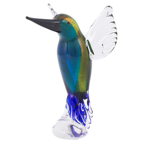  KUŞ CAM BİBLO 15x14,5x22 CM