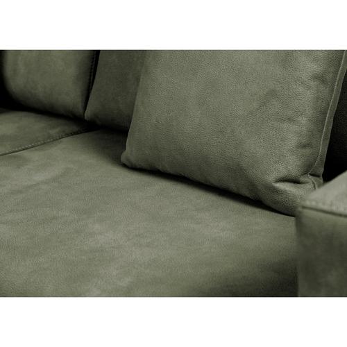  NEWPA YEŞİL NUBUK ÜÇLÜ YATAKLI KANEPE