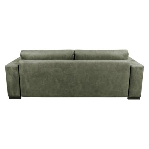  NEWPA YEŞİL NUBUK ÜÇLÜ YATAKLI KANEPE