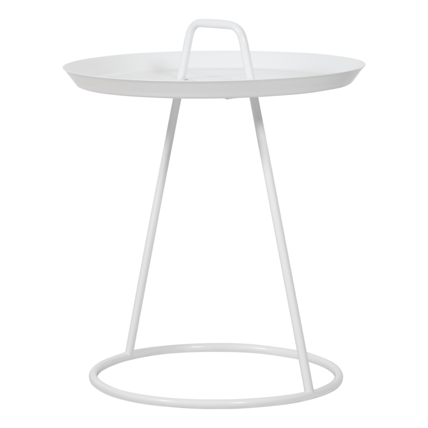 ELIANA BEYAZ METAL ZİGON SEHPA