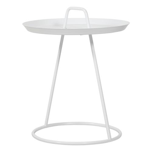  ELIANA BEYAZ METAL ZİGON SEHPA