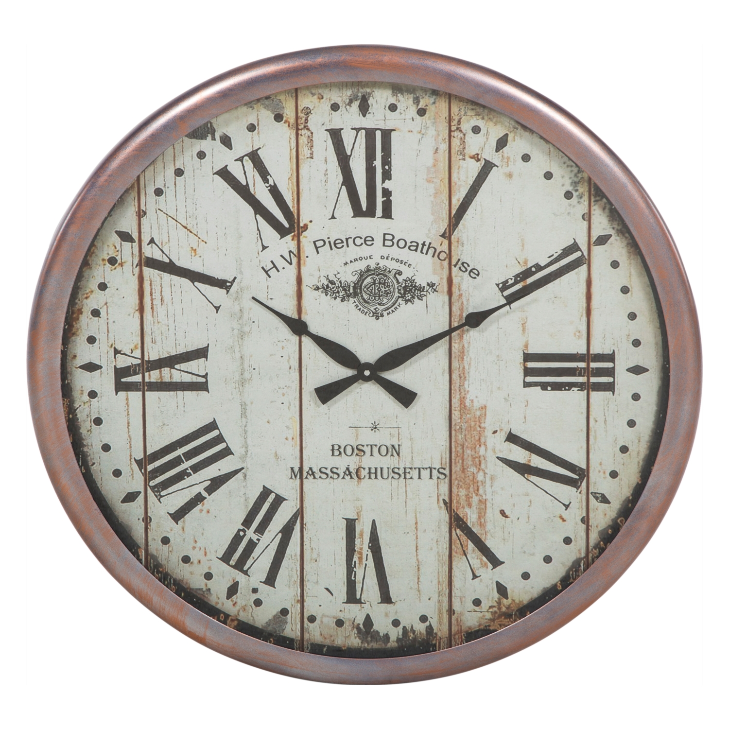 BOSTON BAKIR EKSİTME DUVAR SAATİ 95 CM