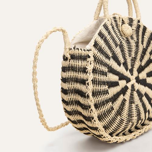  YUVARLAK HASIR EL ÇANTASI