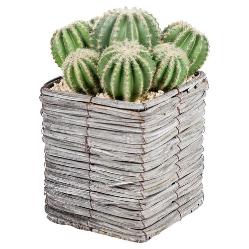  BLOOM SAKSILI YAPAY KAKTÜS 24CM